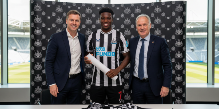 Newcastle United confirm €60m signing of Johan Manzambi from Freiburg