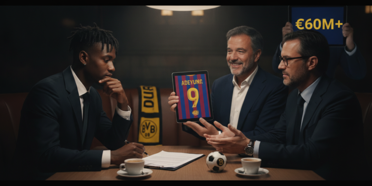Barcelona agree personal terms with Karim Adeyemi as Dortmund demand higher fee