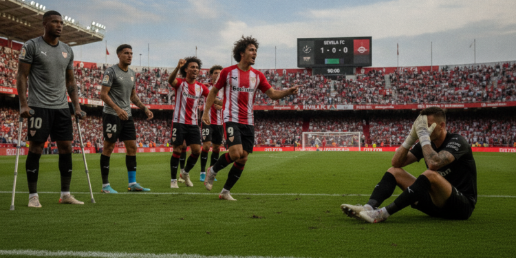 Sevilla wins preseason friendly 1-0; Miguel Sierra penalty, Marcao and Oso sidelined