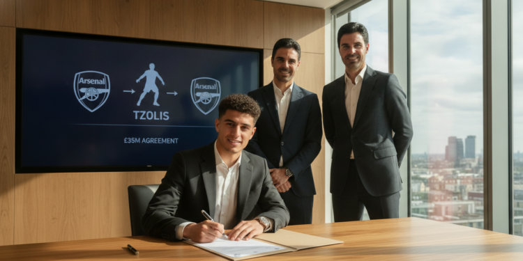 Arsenal set to sign Christos Tzolis from Club Brugge for £35m