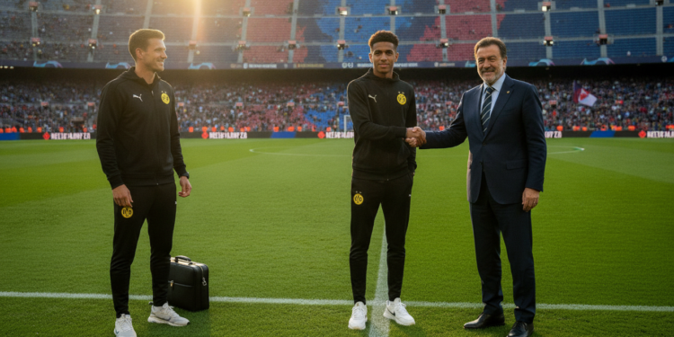 Barcelona agree €30m transfer for Karim Adeyemi from Borussia Dortmund