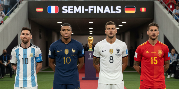 World Cup semi-finals pit four former champions in all-winners lineup since 1990