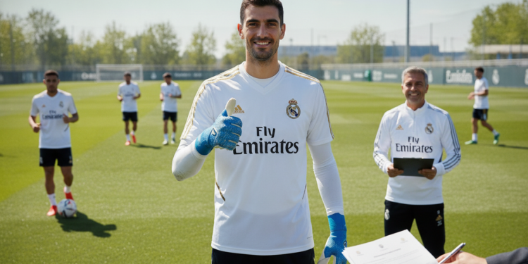 Courtois cleared of groin injury and set to sign Real Madrid extension