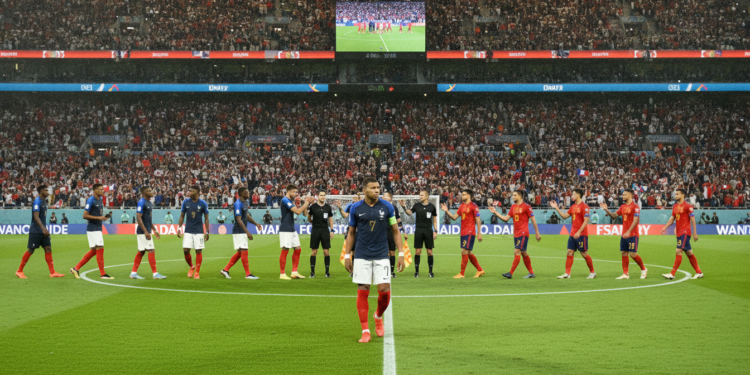France vs Spain starting lineups confirmed with Mbappé as captain