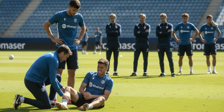 Real Sociedad's Pablo Marín sidelined by right hamstring injury, misses preseason friendlies
