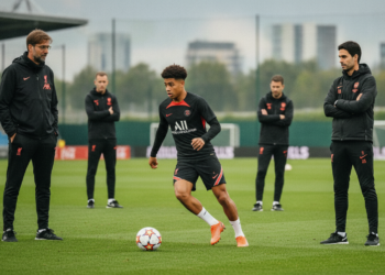 Liverpool targets Bradley Barcola as Arsenal also chase PSG left winger