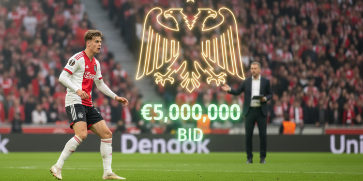 Eintracht Frankfurt submits €5m bid to sign Ajax defender Anton Gaaei