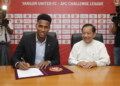 Theo Nimely signs with Yangon United ahead of AFC Challenge League
