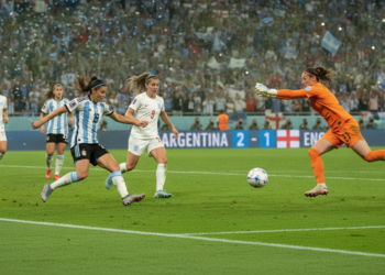 Argentina beats England 2-1 in Atlanta to reach World Cup final