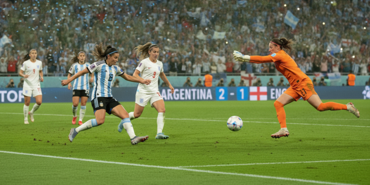Argentina beats England 2-1 in Atlanta to reach World Cup final