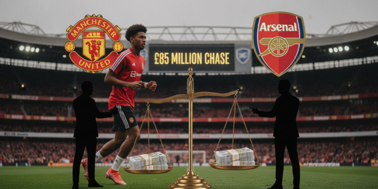 Ayyoub Bouaddi Courted by Manchester United and Arsenal in £85m Chase