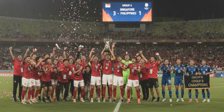 Singapore clinches Group A, Cambodia tops Group B at AFF Women's Cup
