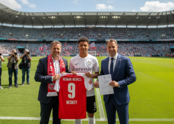 Köln completes permanent signing of Reigan Heskey from Manchester City