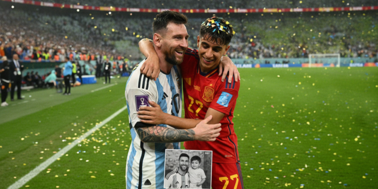 Messi Reunites With Lamine Yamal in World Cup Final After 2007 Photo