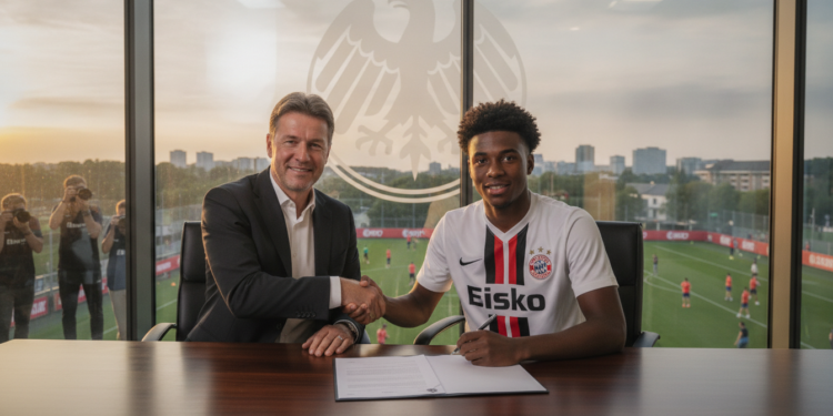 Eintracht Frankfurt complete €13m signing of Noel Aseko from Bayern