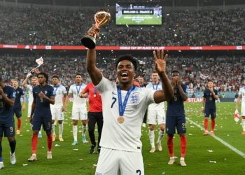 England secures World Cup bronze as Saka hat-trick helps defeat France 6-4