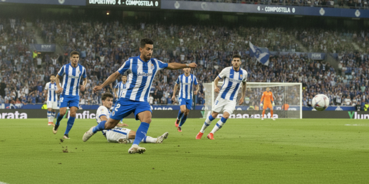 Deportivo La Coruña defeat SD Compostela four nil as Eddahchouri nets brace