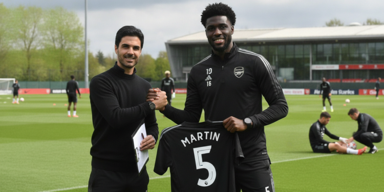 Arsenal identify Jon Martin as defensive backup after Saliba injury