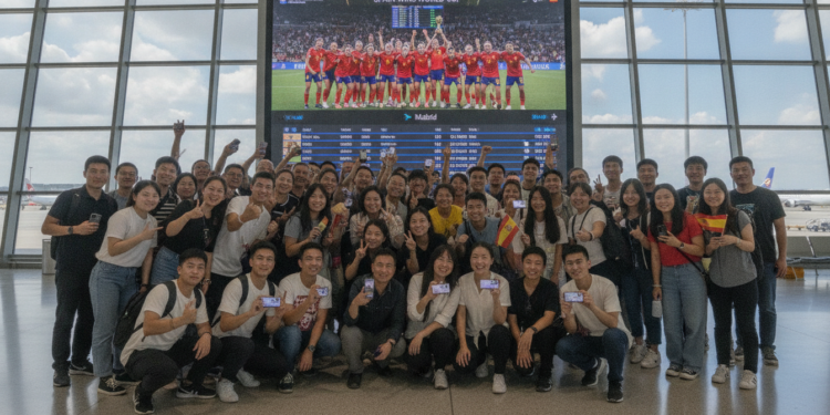 Spain's World Cup win sparks surge in Chinese searches for flights to Madrid