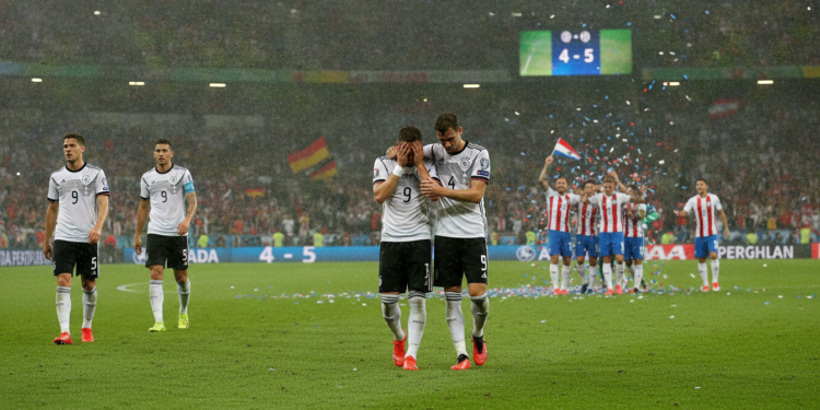 Germany slump to 12th in FIFA rankings after Paraguay penalty exit
