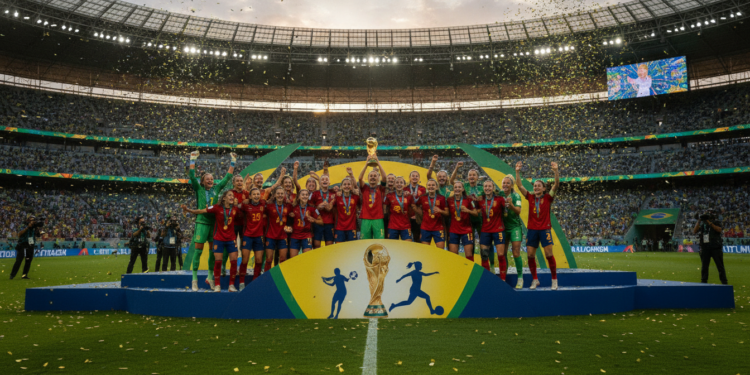 Spain women's team targets World Cup defence in Brazil after men's triumph