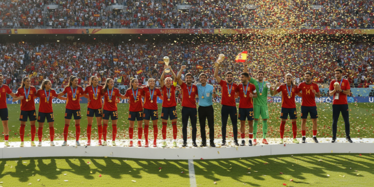 Spain becomes first nation to hold men's and women's World Cup titles