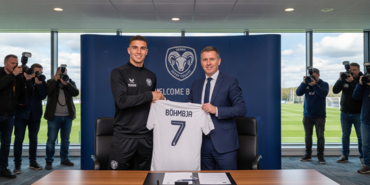 Filip Bilbija completes move from Paderborn to Derby County