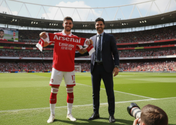 Arsenal confirm signing of Christos Tzolis from Club Brugge for £34m