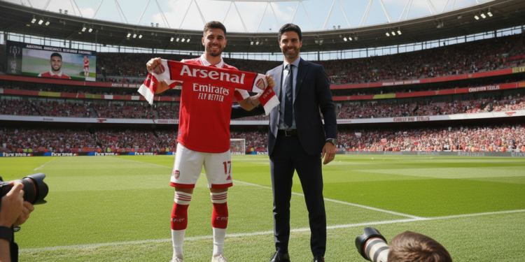 Arsenal confirm signing of Christos Tzolis from Club Brugge for £34m