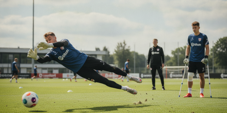Stuttgart offered free agent Ørjan Nyland after Dennis Seimen injury