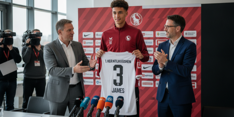 Köln announce signing of 18-year-old Martin James as third-choice goalkeeper