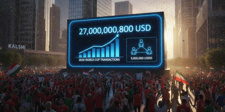 Kalshi posts $27 billion during 2026 World Cup with three million users