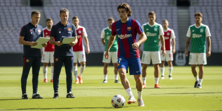Barcelona's Jofre Torrents poised for season-long loan as Ajax, Racing pursue