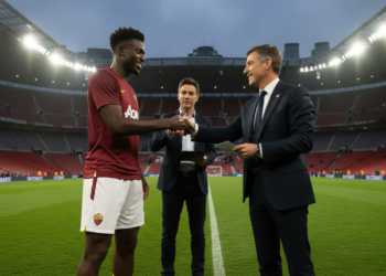 Manchester United agree personal terms with AS Roma midfielder Manu Kone