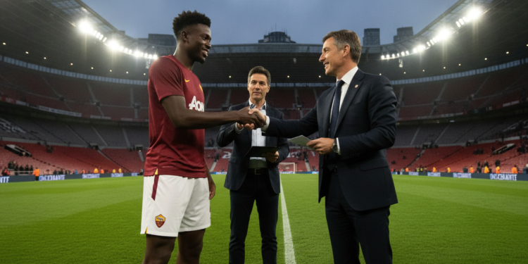 Manchester United agree personal terms with AS Roma midfielder Manu Kone