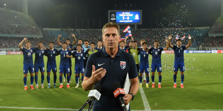 Anthony Hudson demands merit-based selection after Thailand's 5-0 ASEAN Hyundai Cup win