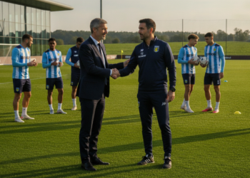 Real Sociedad reunites with ex-director Roberto Olabe at Aston Villa training