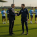 Real Sociedad reunites with ex-director Roberto Olabe at Aston Villa training