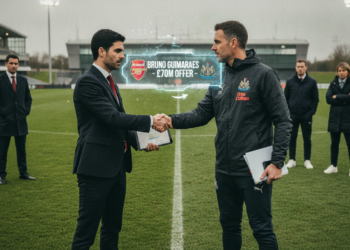 Arsenal set to reopen negotiations with Newcastle for Bruno Guimaraes £70m offer