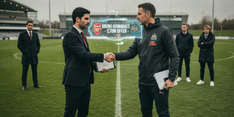 Arsenal set to reopen negotiations with Newcastle for Bruno Guimaraes £70m offer
