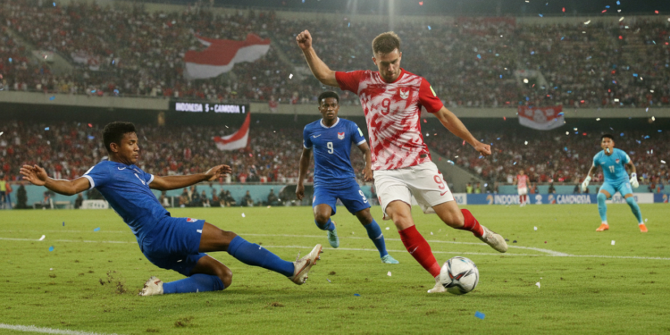Indonesia defeat Cambodia 5-1 as Mitch Baker nets hat-trick