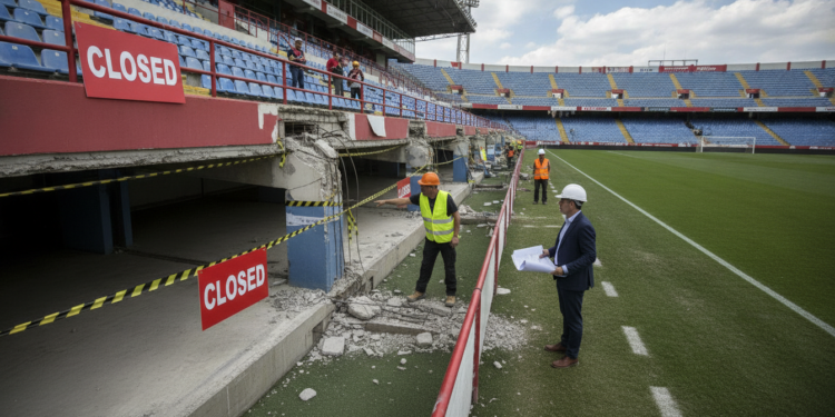 Rayo Vallecano concession suspended as Madrid orders urgent Vallecas stadium repairs