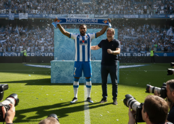 Aubameyang vows goals and leadership after Deportivo unveiling