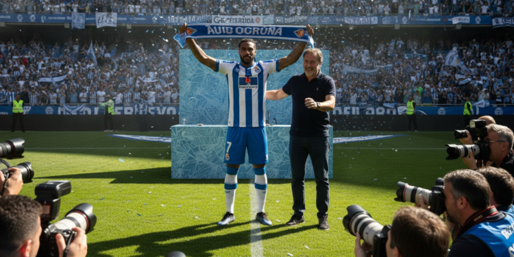 Aubameyang vows goals and leadership after Deportivo unveiling