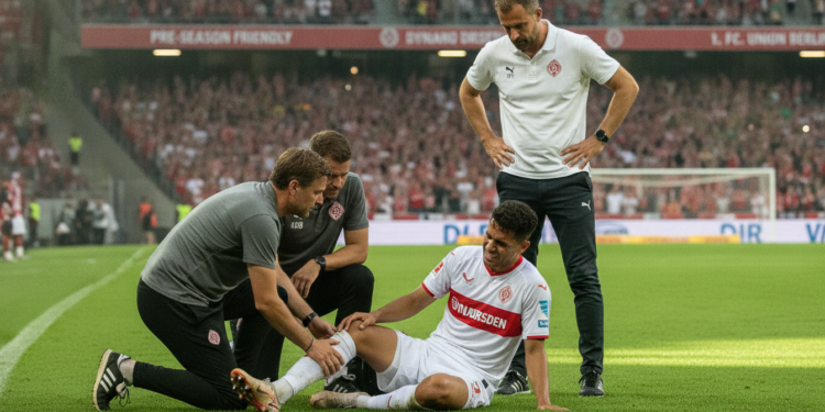 Rayan Ghrieb sustains thigh muscle tear, doubts over fitness for Dynamo Dresden opener