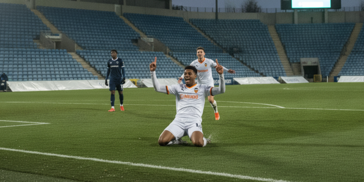 Valencia's Danjuma nets twice in 2-1 closed-door win over Derby County