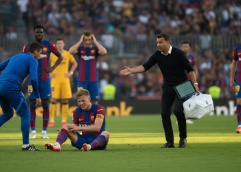Barcelona launches urgent search for midfielder after Frenkie de Jong MCL tear