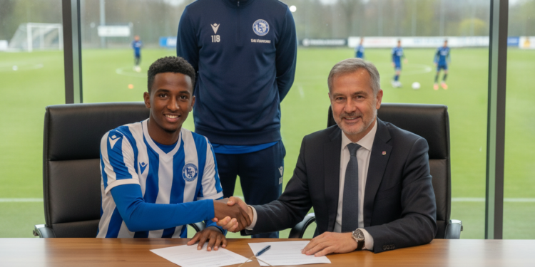 Natnael Abraha signs long-term Hoffenheim contract and joins first team