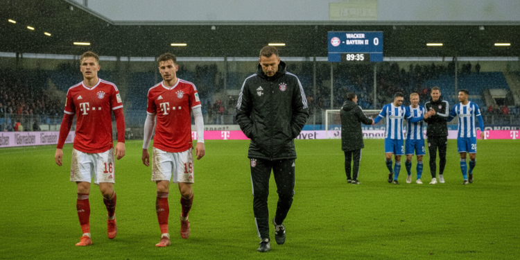 Bayern II suffer sixth straight defeat as Dante's side lose 2-0 to Wacker Burghausen