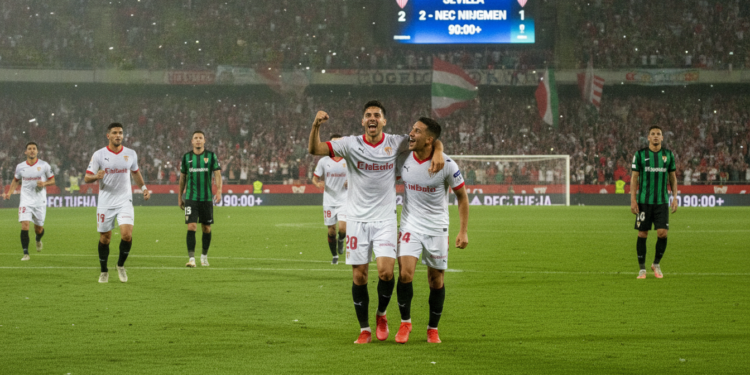 Sevilla beat NEC Nijmegen 2-1 as Isaac Romero and Ibra Sow score